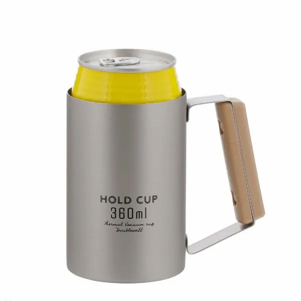 Bestco (ベストコ) | HOLD CUP 缶ホルダージョッキ (360ml) 缶飲料が入っている