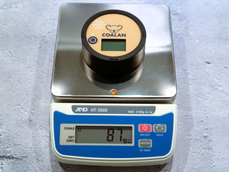 一酸化炭素チェッカー コアラン 重量測定