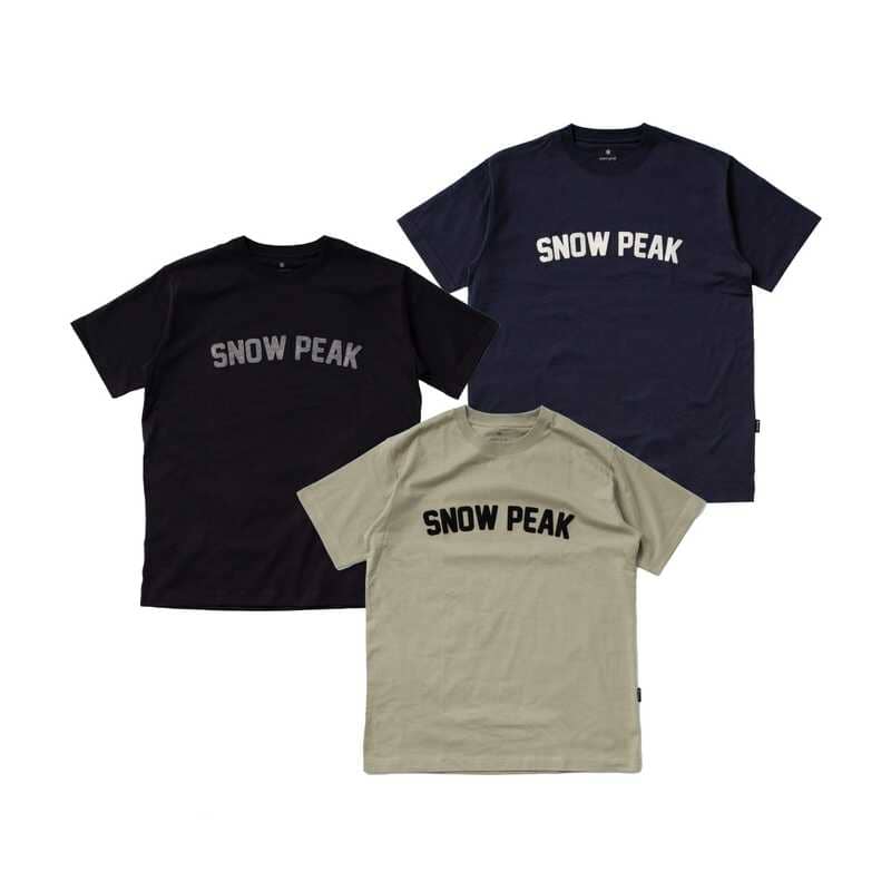 雪峰祭2023秋 Snow Peak Felt Logo T shirt